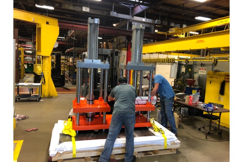 Press frame 50 ton with data acquisition 